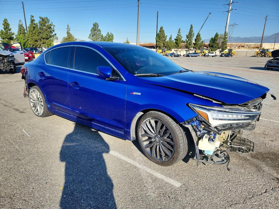2020 Acura Ilx VIN 19UDE2F8XLA004472 COPART salvage auction — FRONT END, Ca - Salvage Certificate, sold $4,250 on 2026-07-02 (photo 4)