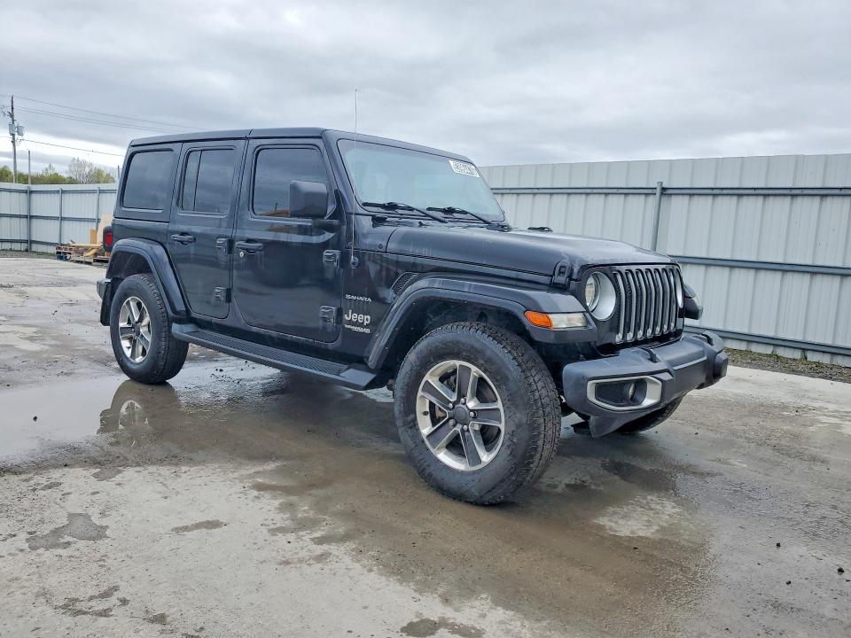 2022 Jeep Wrangler unlimited VIN 1C4HJXEG8NW199544 COPART salvage auction — MINOR DENT/SCRATCHES, On - Permit No Brand - Unfit (P), sold $25,500 on 2026-07-03 (photo 4)