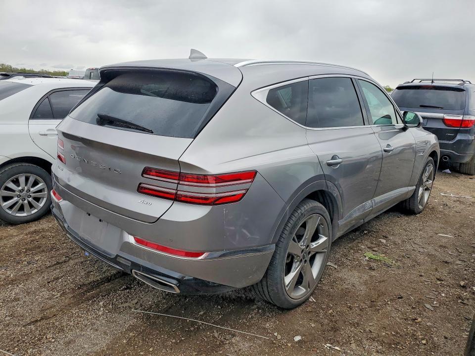2021 Genesis Gv80 VIN KMUHBDSB6MU035639 COPART salvage auction — WATER/FLOOD, Il - Salvage Cert-Flood, sold $19,000 on 2026-07-02 (photo 3)