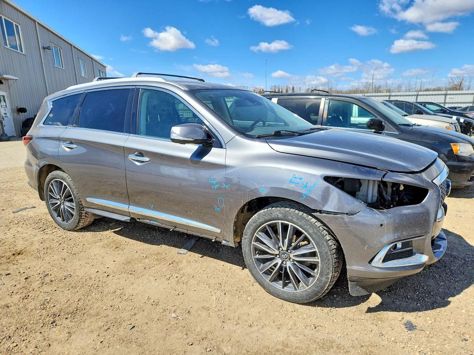 2019 Infiniti Qx60 VIN 5N1DL0MM3KC555740 COPART salvage auction — FRONT END, AB - BOS - SALVAGE, sold $2,900 on 2026-07-02 (photo 4)