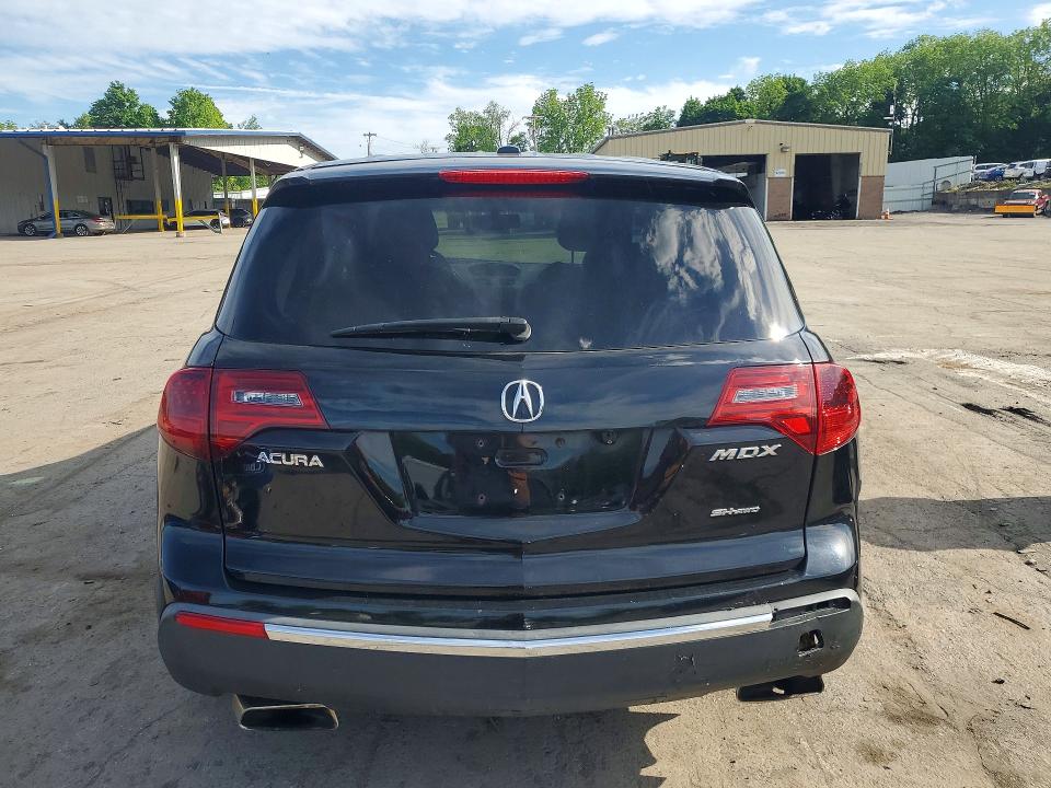 2010 Acura Mdx VIN 2HNYD2H23AH510228 COPART salvage auction — REAR END, Ny - Certificate Of Title, sold $525 on 2026-07-02 (photo 6)
