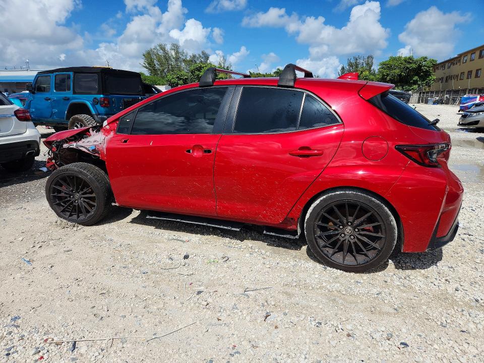2024 Toyota Corolla VIN JTNABAAE9RA013198 COPART salvage auction — FRONT END, Ca - Salvage Certificate, sold $5,300 on 2026-07-02 (photo 2)