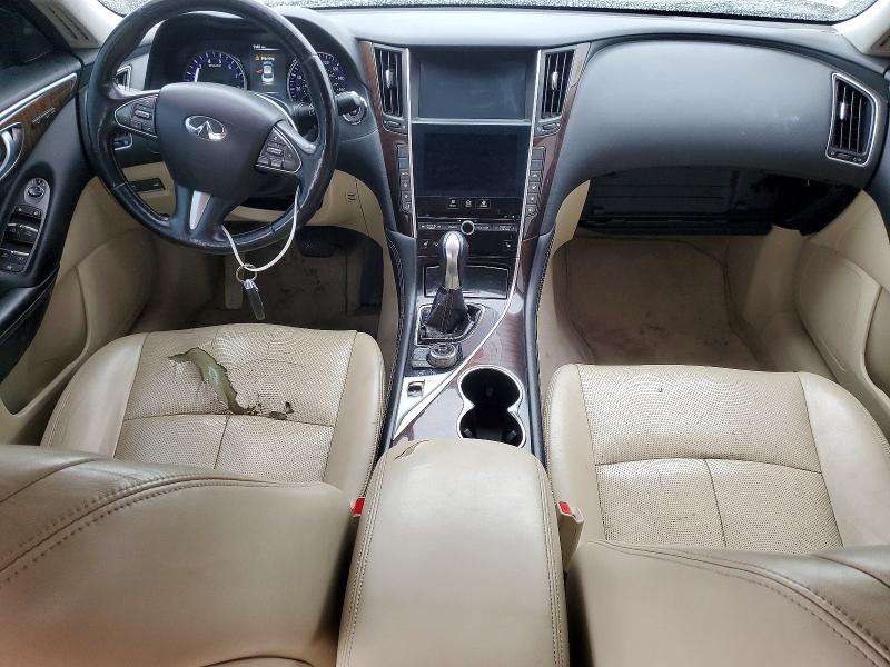 2014 Infiniti Q50 VIN JN1AV7AR8EM702243 COPART salvage auction — FRONT END, Fl - Certificate Of Title, sold $1,200 on 2026-07-03 (photo 8)