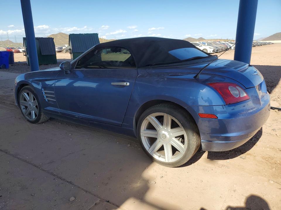 2005 Chrysler Crossfire VIN 1C3AN65L75X045399 COPART salvage auction — FRONT END, Az - Cert Of Title - Salvage, sold $825 on 2026-07-02 (photo 2)