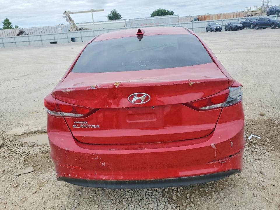 2017 Hyundai VIN 5NPD84LF5HH176221 COPART salvage auction — VANDALISM, Ks - Cert Of Title-Salvage, sold $1,300 on 2026-07-04 (photo 6)
