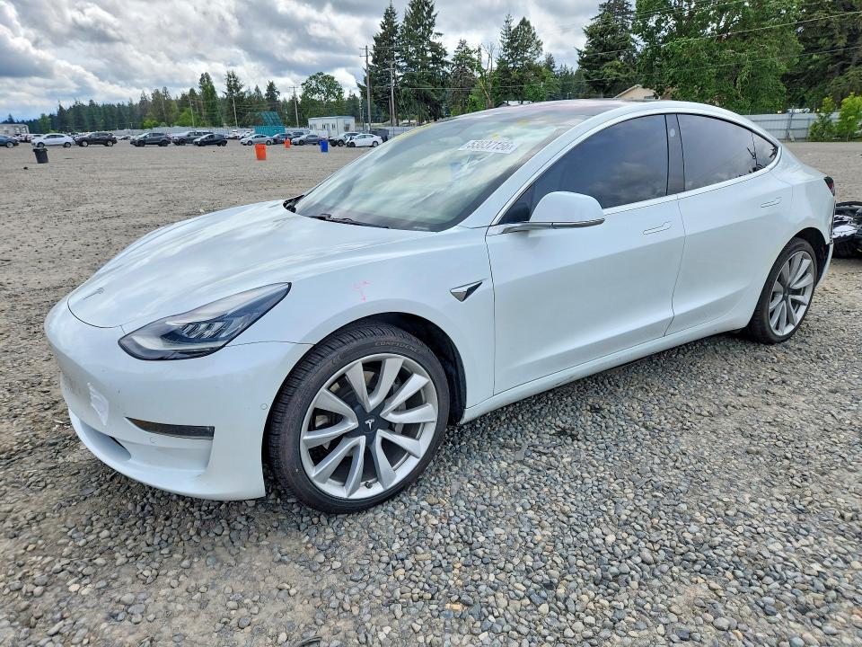 2018 Tesla Model 3 VIN 5YJ3E1EA2JF164584 COPART salvage auction — SIDE, Wa - Bill Of Sale, sold $4,350 on 2026-07-02 (photo 1)
