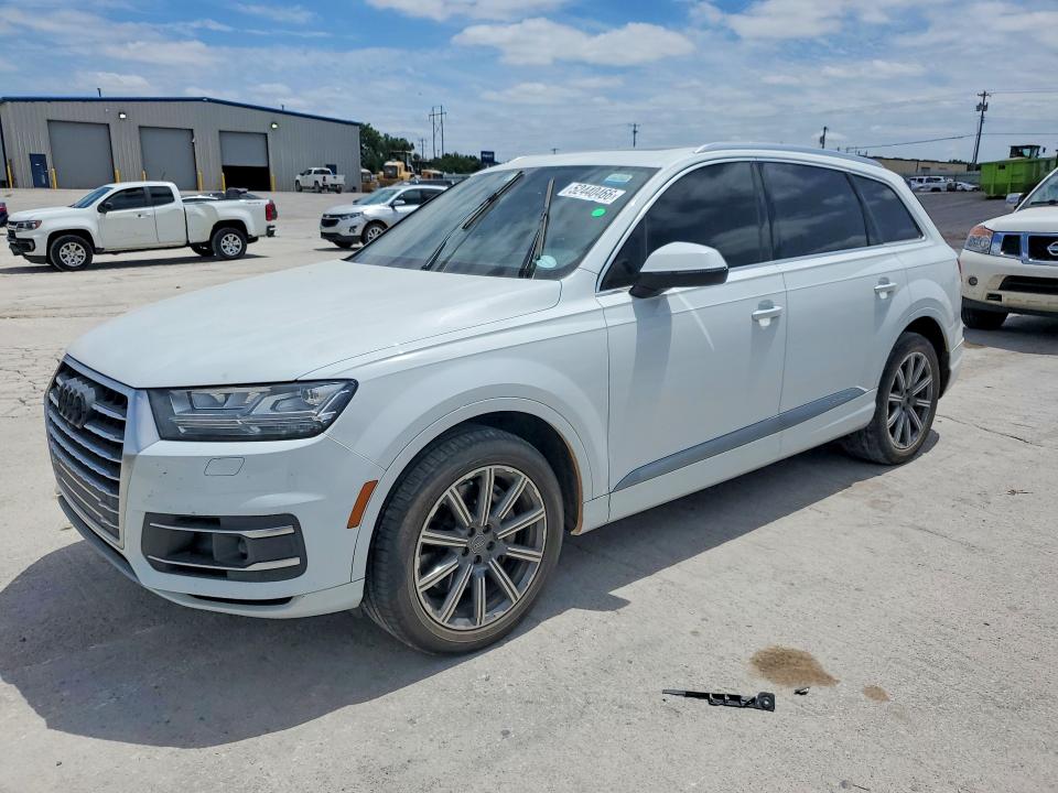 2018 Audi Q7 VIN WA1VAAF70JD019343 COPART salvage auction — REAR END, Mt - Certificate Of Title, sold $4,850 on 2026-07-02 (photo 1)