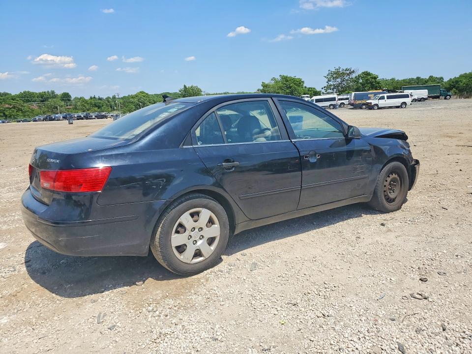 2010 Hyundai Sonata VIN 5NPET4AC9AH613817 COPART salvage auction — FRONT END, Va - Cert Of Title - Salvage, sold $625 on 2026-07-03 (photo 3)