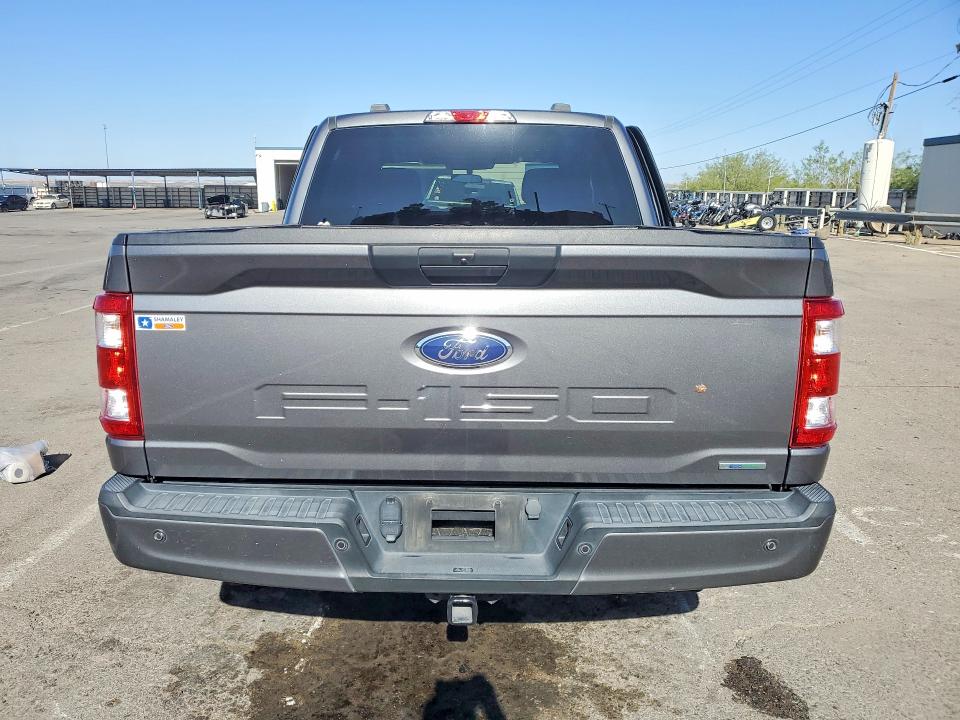 2021 Ford F-150 VIN 1FTEW1CP1MKE92261 COPART salvage auction — SIDE, Tx - Salvage Vehicle Title, sold $125 on 2026-07-02 (photo 6)