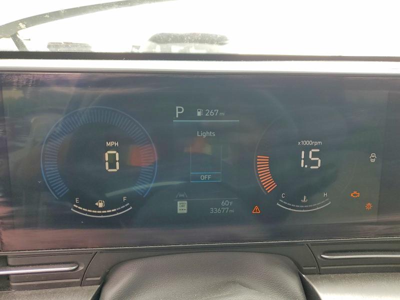 2024 Hyundai Kona VIN KM8HBCAB8RU103733 COPART salvage auction — FRONT END, Ca - Salvage Certificate, sold $6,000 on 2026-07-02 (photo 9)