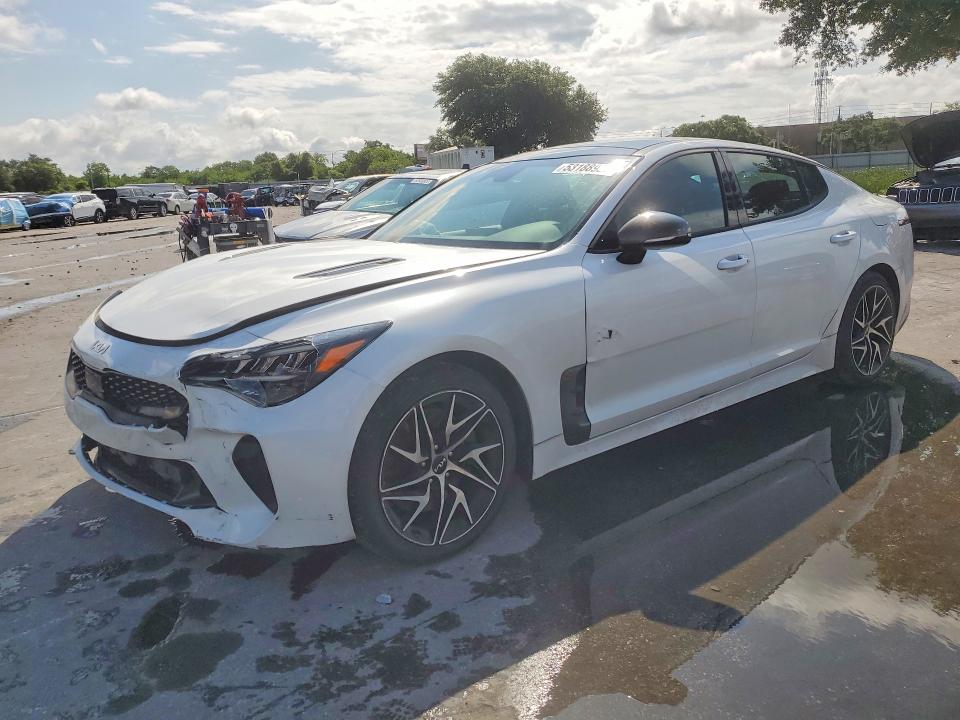 2023 Kia VIN KNAE35LD8P6132680 COPART salvage auction — FRONT END, Fl - Certificate Of Destruction, sold $4,350 on 2026-07-04 (photo 1)