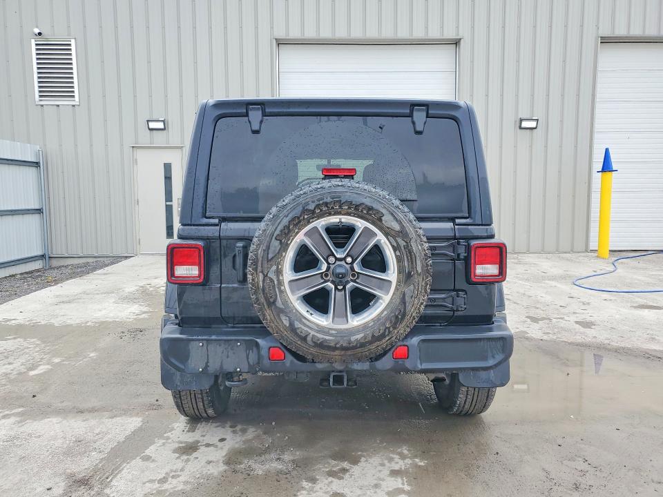 2022 Jeep Wrangler unlimited VIN 1C4HJXEG8NW199544 COPART salvage auction — MINOR DENT/SCRATCHES, On - Permit No Brand - Unfit (P), sold $25,500 on 2026-07-03 (photo 6)
