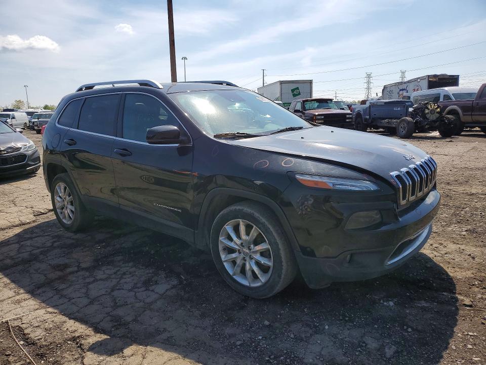 2015 Jeep Cherokee VIN 1C4PJLDS4FW598222 COPART salvage auction — FRONT END, Mi - Dealer Only-Rebuilt Salvage (P), sold $2,250 on 2026-07-03 (photo 4)