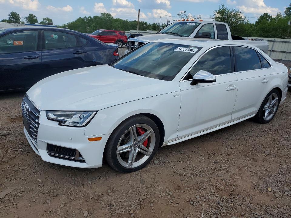 2018 Audi S4 VIN WAUB4AF42JA019445 COPART salvage auction — MINOR DENT/SCRATCHES, NJ - CERTIFICATE OF TITLE, sold $5,000 on 2026-07-02 (photo 1)