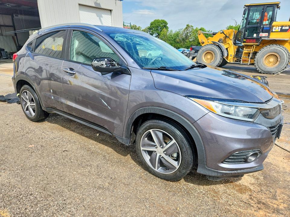 2022 Honda Hr-v VIN 3CZRU5H55NM730848 COPART salvage auction — HAIL, Mo - Salvage Certificate Of Title, sold $4,550 on 2026-07-03 (photo 4)