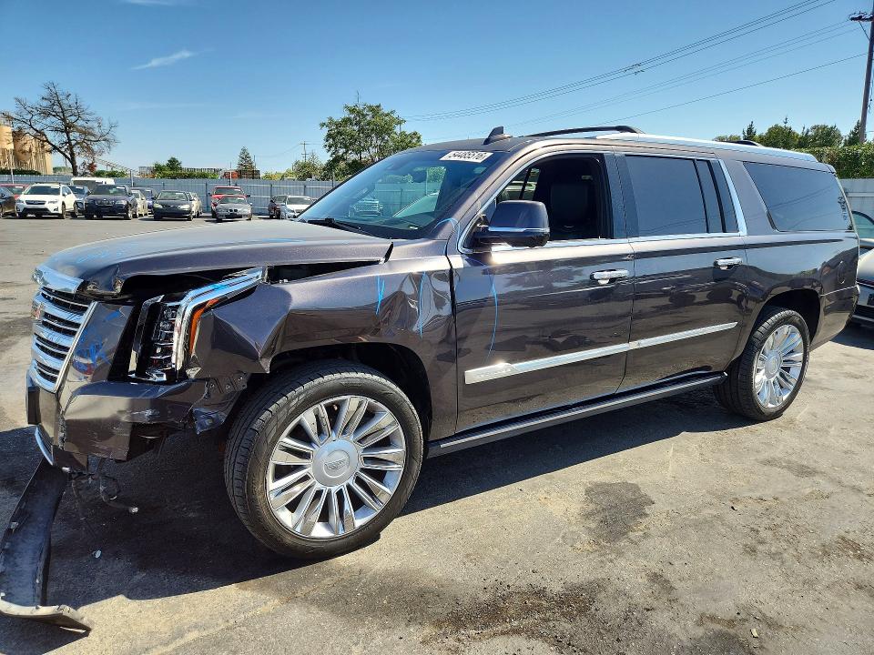 2017 Cadillac VIN 1GYS4KKJ8HR144203 COPART salvage auction — FRONT END, Ca - Salvage Certificate, sold $6,300 on 2026-07-03 (photo 1)