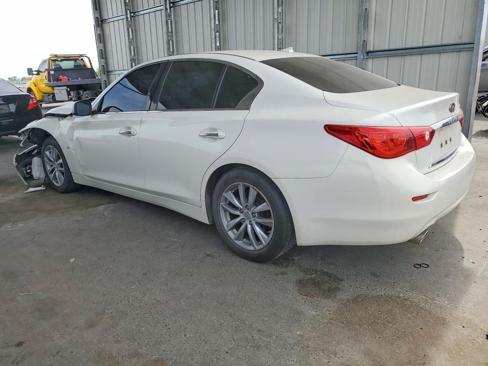 2015 Infiniti Q50 VIN JN1BV7AP7FM352205 COPART salvage auction — FRONT END, Ca - Salvage Certificate, sold $975 on 2026-07-02 (photo 2)