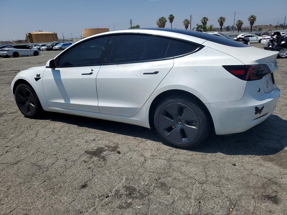 2023 Tesla VIN 5YJ3E1EA1PF687359 COPART salvage auction — FRONT END, Ca - Salvage Certificate, sold $6,500 on 2026-07-02 (photo 2)