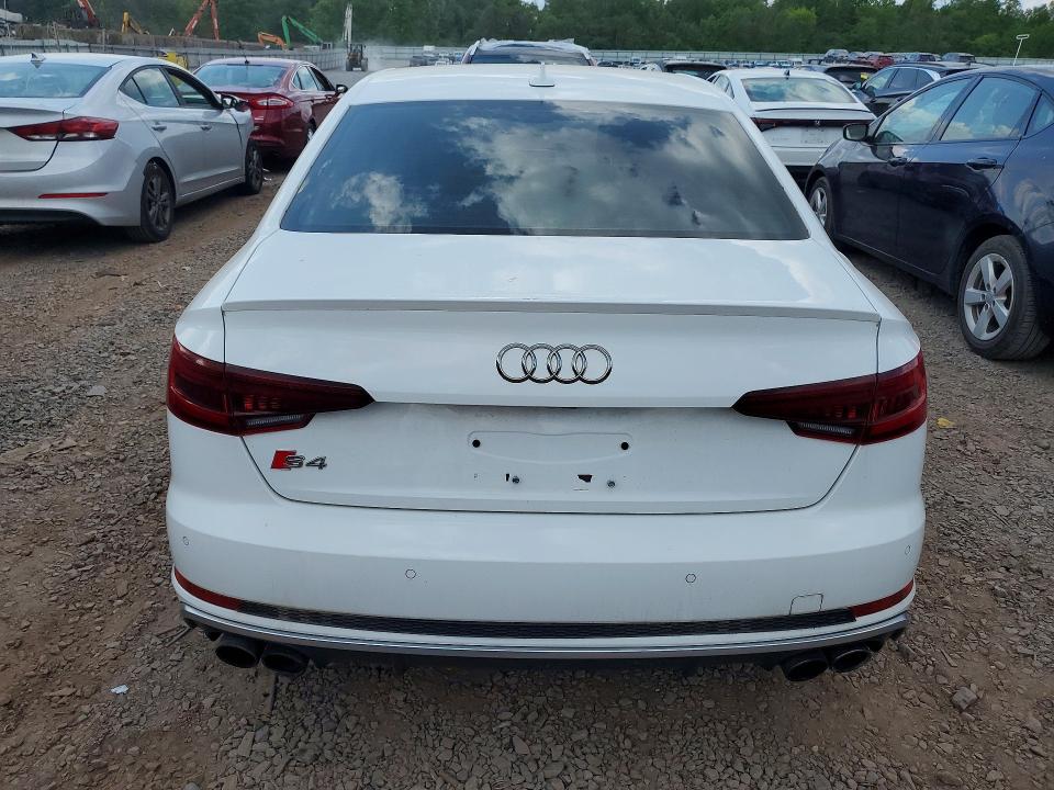 2018 Audi S4 VIN WAUB4AF42JA019445 COPART salvage auction — MINOR DENT/SCRATCHES, NJ - CERTIFICATE OF TITLE, sold $5,000 on 2026-07-02 (photo 6)