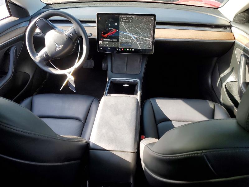 2022 Tesla Model 3 VIN 5YJ3E1EA1NF122851 COPART salvage auction — FRONT END, Ca - Salvage Certificate, sold $3,150 on 2026-07-02 (photo 8)