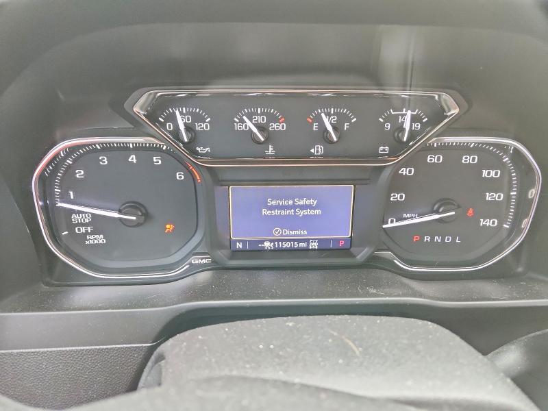 2020 Gmc VIN 3GTU9DEL3LG273841 COPART salvage auction — REAR END, In - Cert Of Title-Salvage Title, sold $12,200 on 2026-07-03 (photo 9)