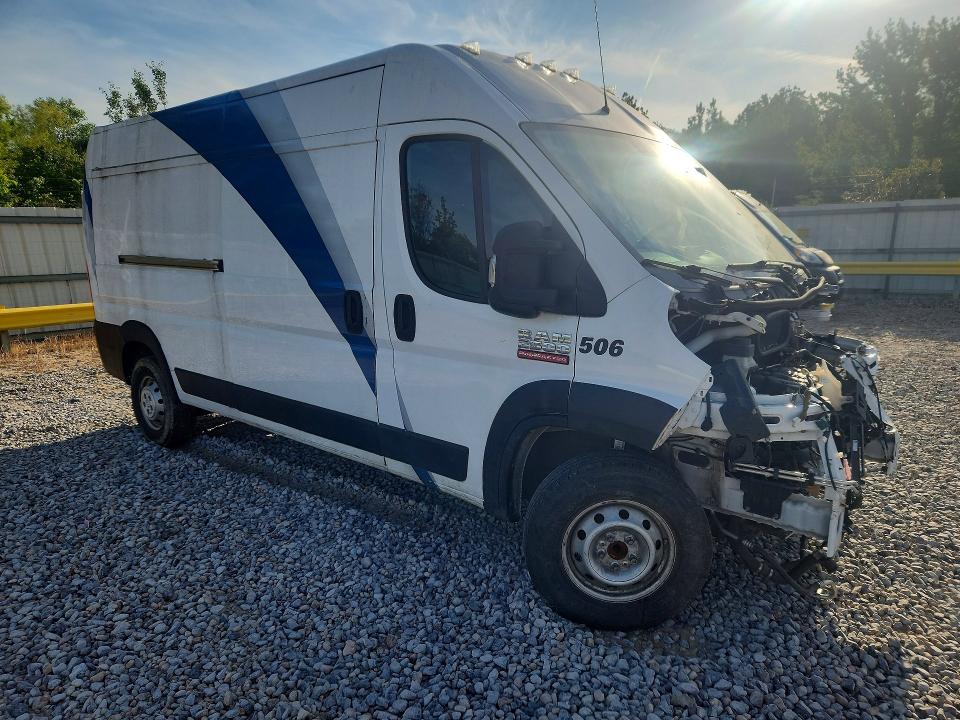 2019 Ram Promaster 2500 VIN 3C6TRVDG8KE519371 COPART salvage auction — FRONT END, Tn - Salvage Certificate, sold $1,700 on 2026-07-02 (photo 4)
