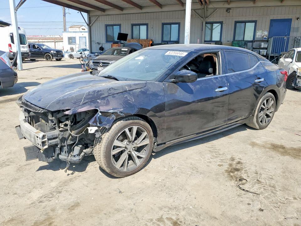 2017 Nissan Maxima VIN 1N4AA6AP5HC381750 COPART salvage auction — FRONT END, Ca - Salvage Certificate, sold $825 on 2026-07-02 (photo 1)