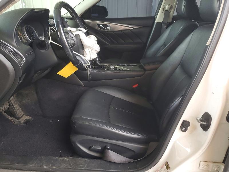 2015 Infiniti Q50 VIN JN1BV7AP7FM352205 COPART salvage auction — FRONT END, Ca - Salvage Certificate, sold $975 on 2026-07-02 (photo 7)