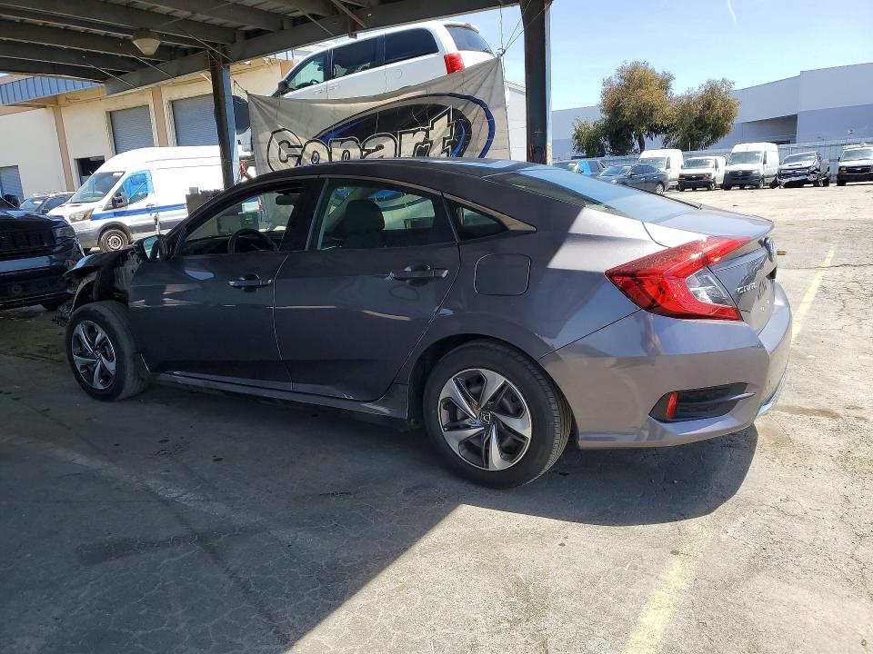 2020 Honda Civic VIN 19XFC2F64LE209598 COPART salvage auction — FRONT END, Ca - Salvage Certificate, sold $6,500 on 2026-07-02 (photo 2)
