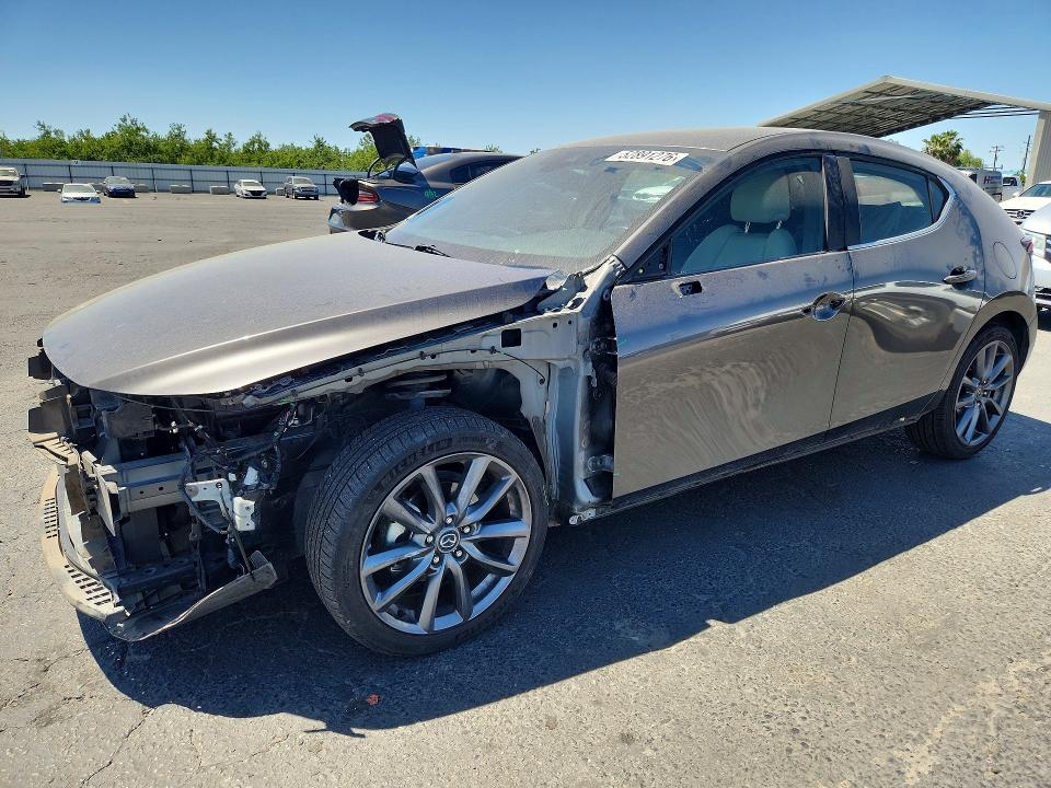 2019 Mazda 3 VIN JM1BPAMM7K1137716 COPART salvage auction — FRONT END, Ca - Salvage Certificate, sold $3,900 on 2026-07-02 (photo 1)