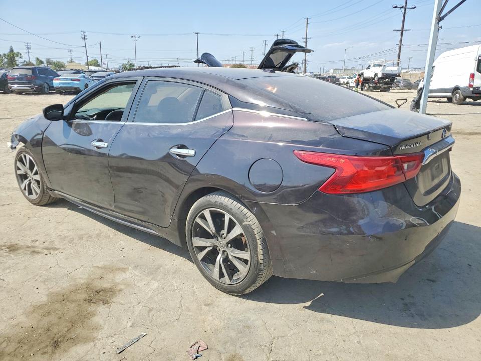 2017 Nissan Maxima VIN 1N4AA6AP5HC381750 COPART salvage auction — FRONT END, Ca - Salvage Certificate, sold $825 on 2026-07-02 (photo 2)