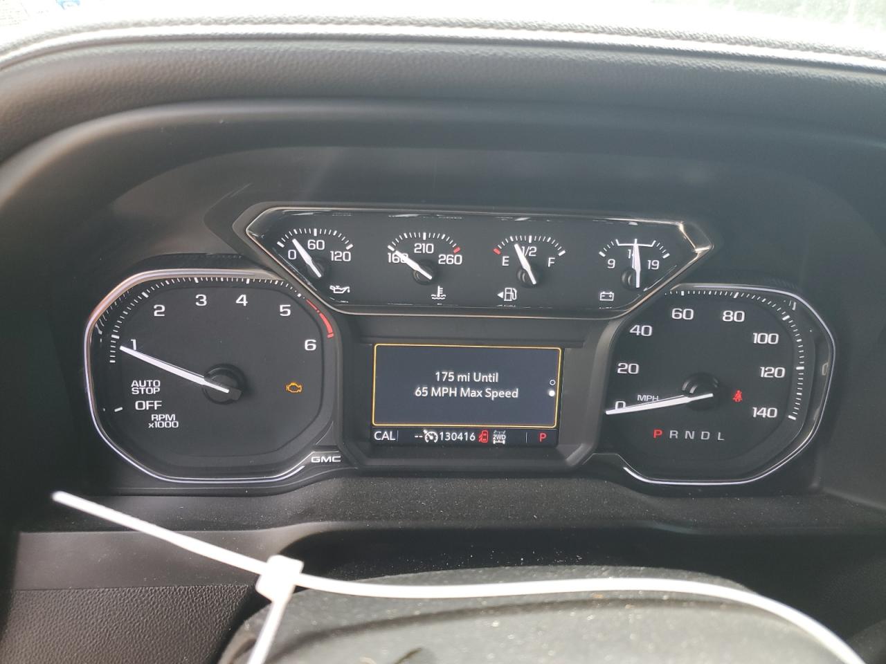 2021 GMC Sierra VIN 3GTU9CET4MG435858 COPART salvage auction — Vandalized, TX - CERTIFICATE OF TITLE, sold $16,800 on 2026-06-30 (photo 9)