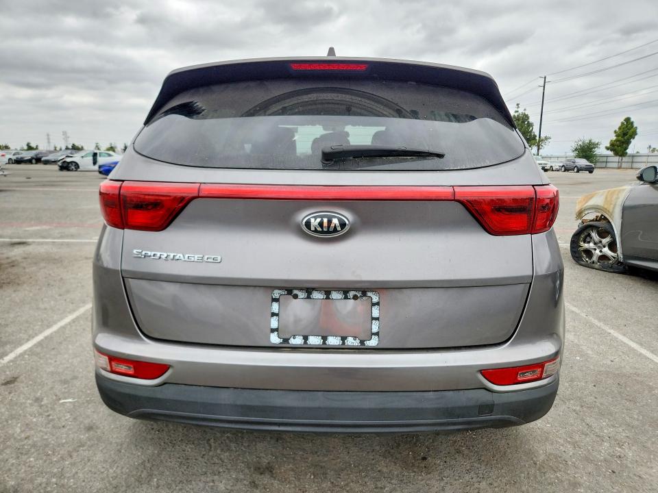2017 Kia Sportage VIN KNDPM3AC0H7148066 COPART salvage auction — NORMAL WEAR, Ca - Dis/Dlr/Exp Only Clean Title, sold $2,500 on 2026-07-02 (photo 6)