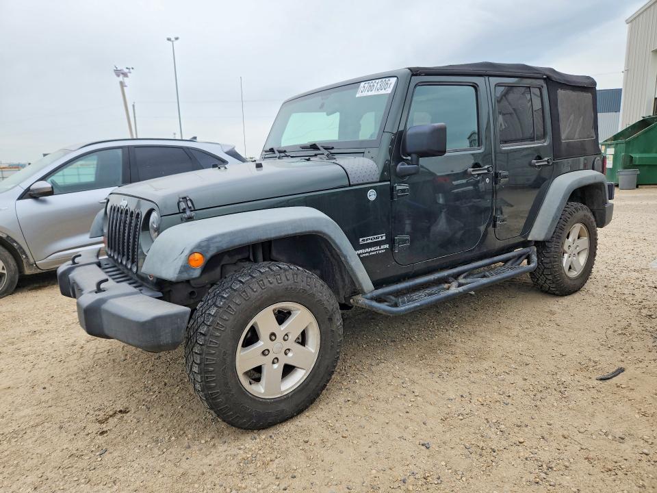 2012 Jeep Wrangler unlimited VIN 1C4BJWDG3CL100399 COPART salvage auction — NORMAL WEAR, Ab - Bos - Active, sold $3,600 on 2026-07-03 (photo 1)