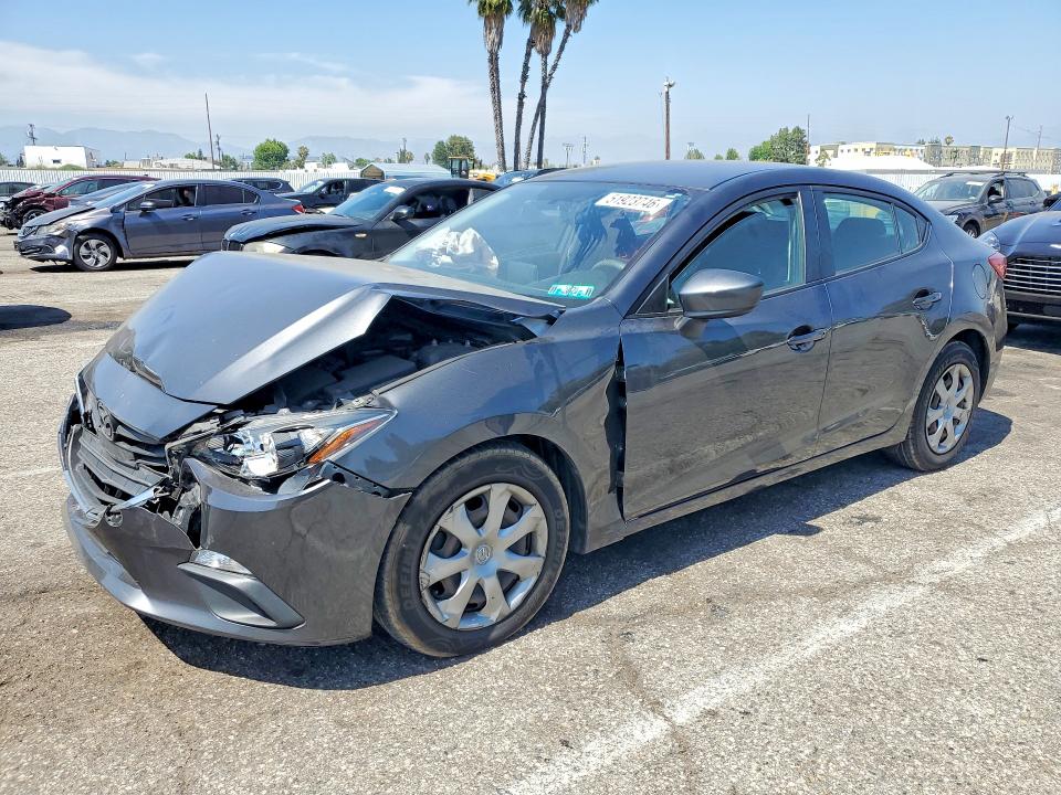 2015 Mazda 3 VIN 3MZBM1U75FM130191 COPART salvage auction — FRONT END, Pa - Certificate Of Salvage, sold $1,150 on 2026-07-02 (photo 1)