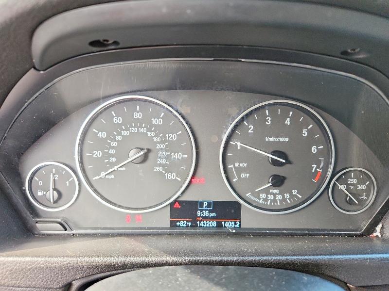 2015 BMW 3 series VIN WBA3C1C50FK120358 COPART salvage auction — WATER/FLOOD, Fl - Certificate Of Title, sold $3,000 on 2026-07-03 (photo 9)