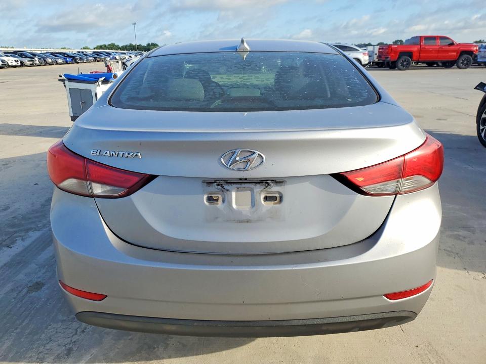 2016 Hyundai VIN 5NPDH4AE4GH660891 COPART salvage auction — FRONT END, Tx - Salvage Vehicle Title, sold $725 on 2026-07-04 (photo 6)