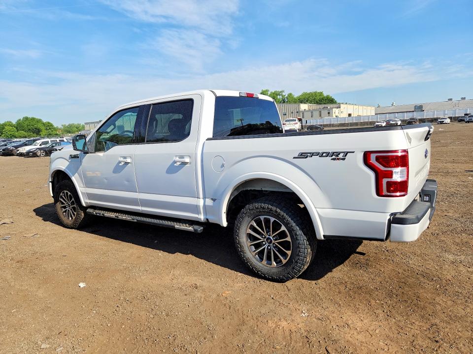 2018 Ford F-150 lightning VIN 1FTEW1EP2JFD78609 COPART salvage auction — REAR END, Sc - Certificate Of Title, sold $6,300 on 2026-07-03 (photo 2)