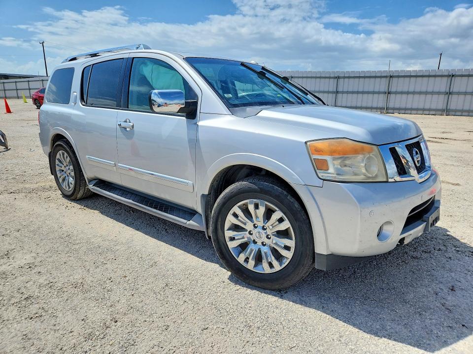 2015 Nissan Armada VIN 5N1BA0NF3FN612591 COPART salvage auction — SIDE, Tx - Salvage Vehicle Title, sold $1,100 on 2026-07-02 (photo 4)
