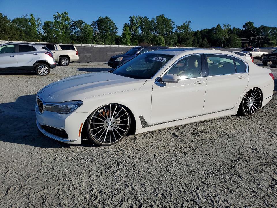 2016 BMW 7 series VIN WBA7E2C57GGD99896 COPART salvage auction — MINOR DENT/SCRATCHES, Nc - Certificate Of Title, sold $4,800 on 2026-07-03 (photo 1)