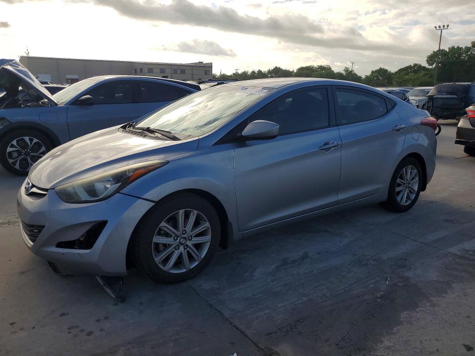 2016 Hyundai VIN 5NPDH4AE4GH660891 COPART salvage auction — FRONT END, Tx - Salvage Vehicle Title, sold $725 on 2026-07-04 (photo 1)