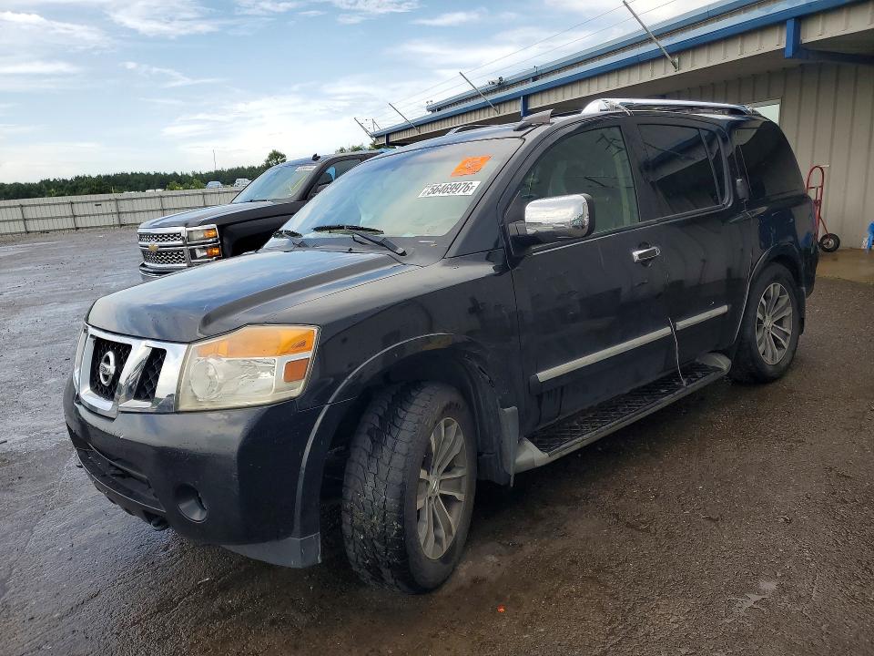 2015 Nissan Armada VIN 5N1BA0ND6FN613703 COPART salvage auction — SIDE, Tn - Salvage Certificate, sold $500 on 2026-07-02 (photo 1)