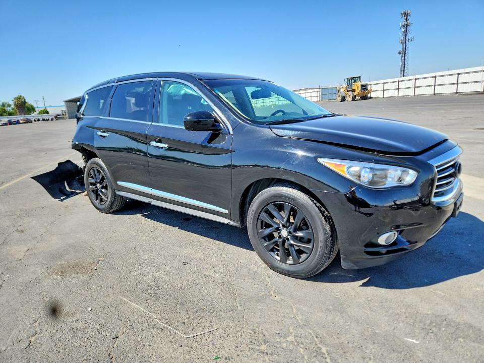2013 Infiniti Jx VIN 5N1AL0MM6DC314003 COPART salvage auction — REAR END, CA - SALVAGE CERTIFICATE, sold $875 on 2026-07-02 (photo 4)