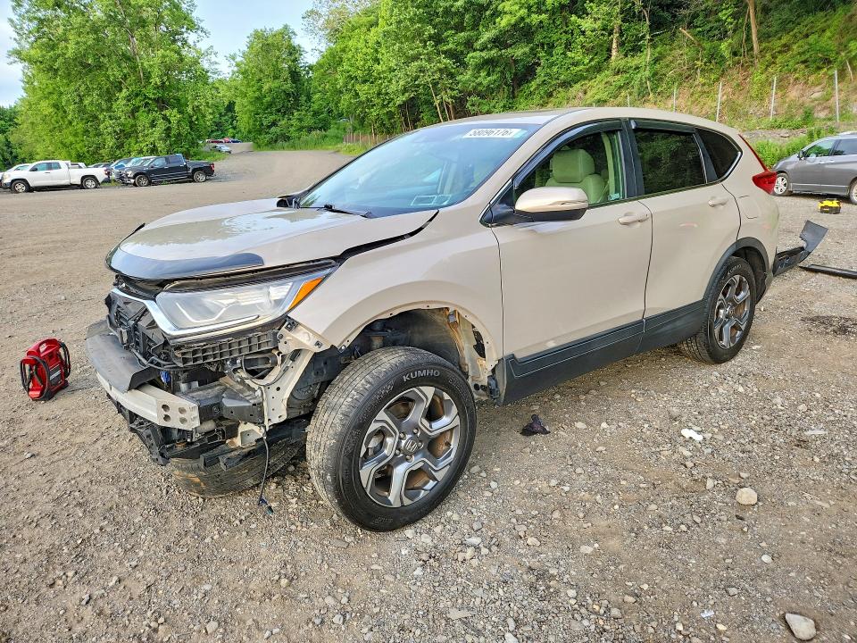 2018 Honda Cr-v VIN 5J6RW2H83JL027750 COPART salvage auction — FRONT END, Ny - Mv-907A Salvage Certificate, sold $3,950 on 2026-07-03 (photo 1)