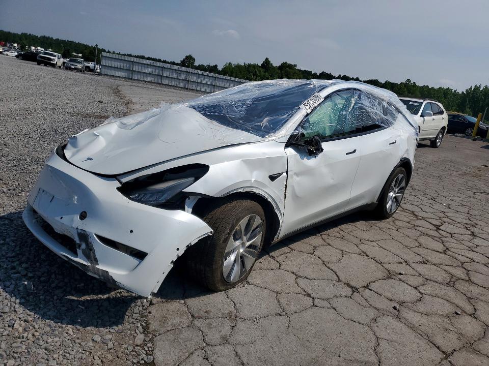 2021 Tesla VIN 5YJYGDEE0MF088436 COPART salvage auction — ROLLOVER, Tn - Salvage Certificate, sold $175 on 2026-07-03 (photo 1)