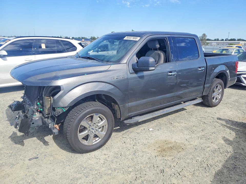 2018 Ford F-150 VIN 1FTEW1CP7JKD69477 COPART salvage auction — FRONT END, Ca - Salvage Certificate, sold $7,600 on 2026-07-02 (photo 1)