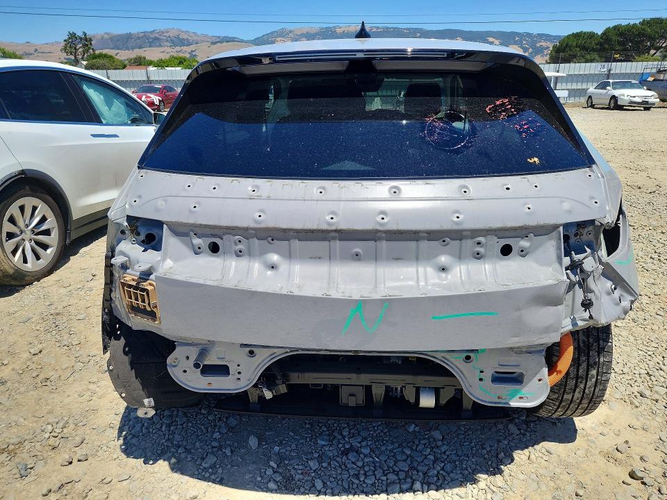 2024 Hyundai Ioniq VIN KM8KN4DE7RU325186 COPART salvage auction — REAR END, Ca - Salvage Certificate, sold $9,100 on 2026-07-02 (photo 6)