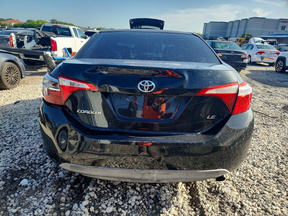 2014 Toyota Corolla VIN 2T1BURHE5EC084315 COPART salvage auction — FRONT END, Fl - Certificate Of Title, sold $1,550 on 2026-07-03 (photo 6)