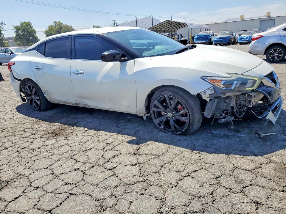2018 Nissan Maxima VIN 1N4AA6AP7JC409487 COPART salvage auction — FRONT END, Ca - Salvage Certificate, sold $1,300 on 2026-07-02 (photo 4)