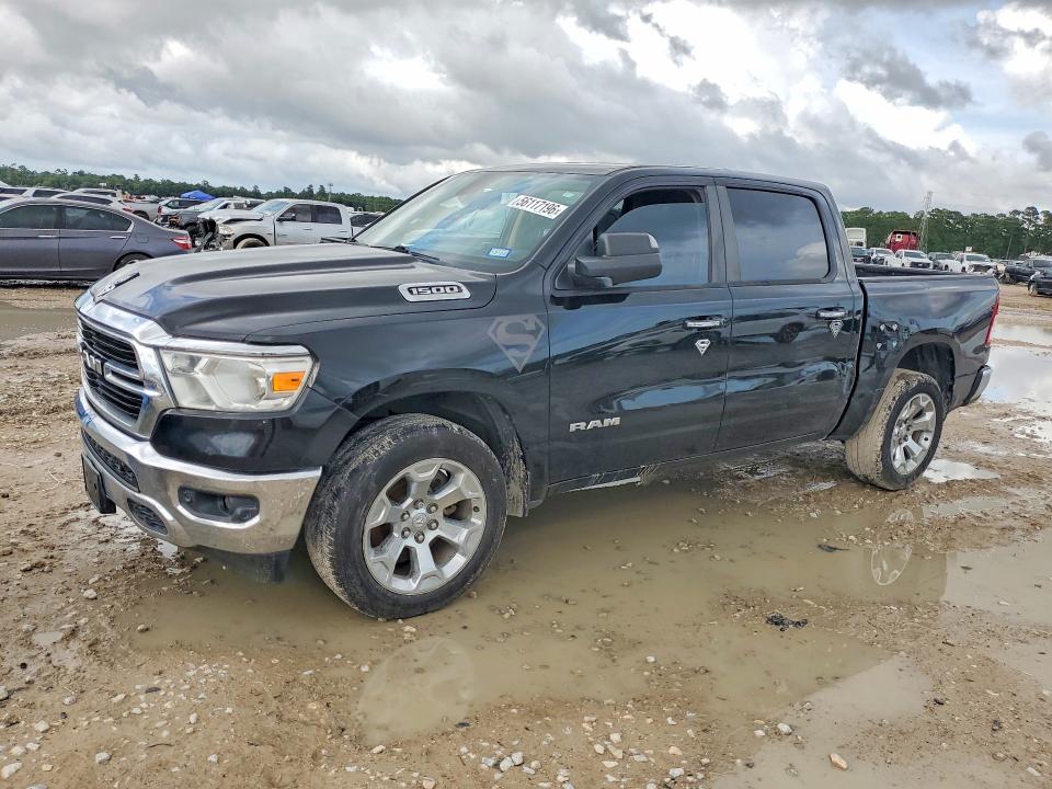 2019 Ram 1500 VIN 1C6RREFG4KN666757 COPART salvage auction — SIDE, Tx - Certificate Of Title, sold $4,450 on 2026-07-02 (photo 1)
